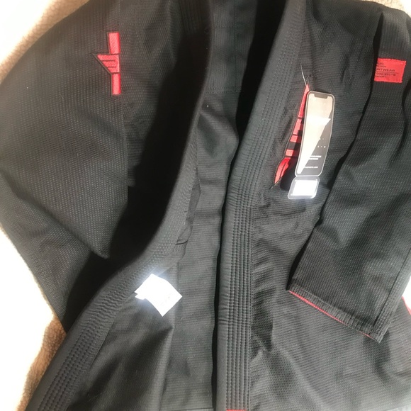 Elite Sports Technical Fightwear Jiu Jitsu Gi Top, BLK C3 for 4’2”-4’7” - Picture 4 of 5